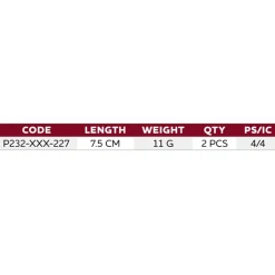 Westin Cola de Repuesto para Señuelo Swim Paddletail 11g 75 mm 2 unidades