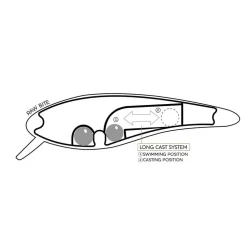 Westin Crankbait Raw Bite Floating 26g 110 mm
