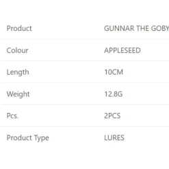 Westin Swimbait Gunnar The Goby 12.8g 100 mm 2 unidades