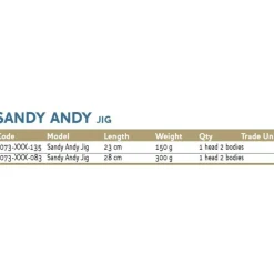 Westin Vinilo Sandy Andy Jig 150g 230 mm