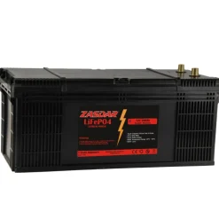 Zasdar Cargador de batería de litio Lifepo4 con Bluetooth 200Ah 12V