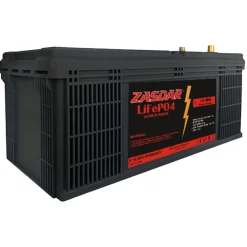 Zasdar Cargador de batería de litio Lifepo4 con Bluetooth 200Ah 12V