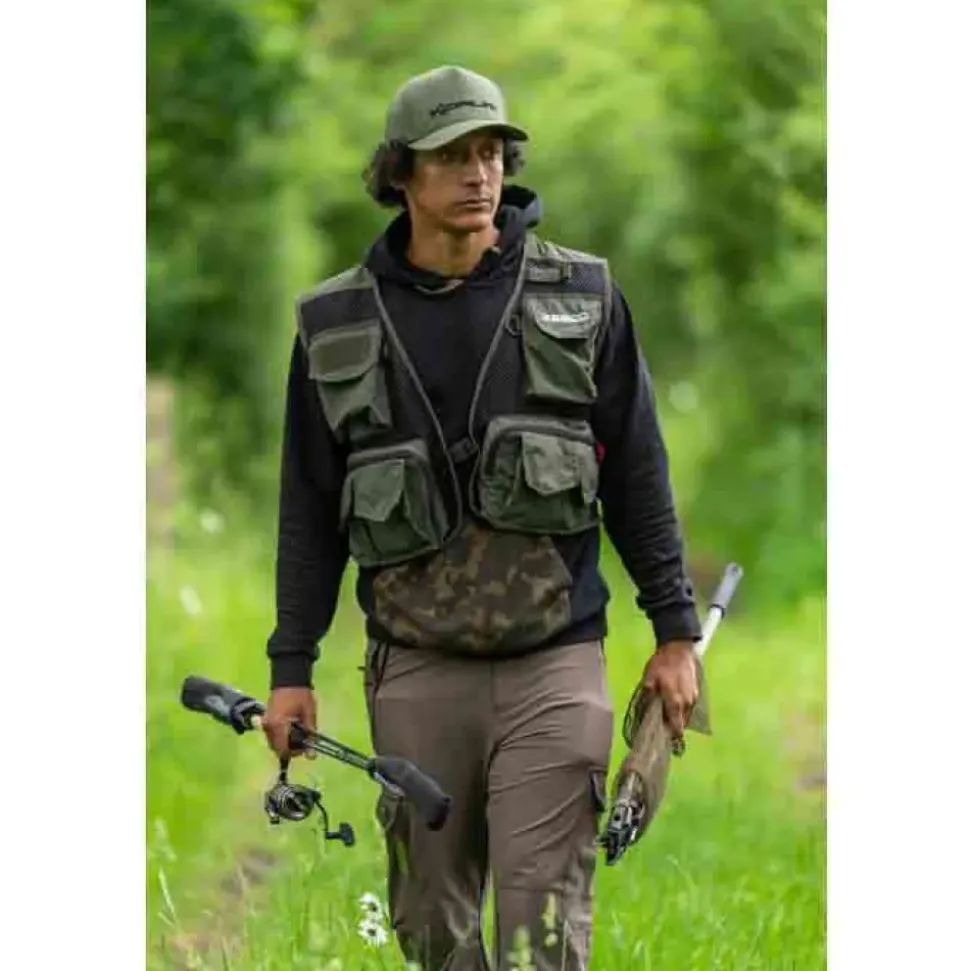 Zebco Chaleco de pesca Lightweight 9 Pocket